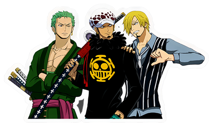 Sanji Zoro Law