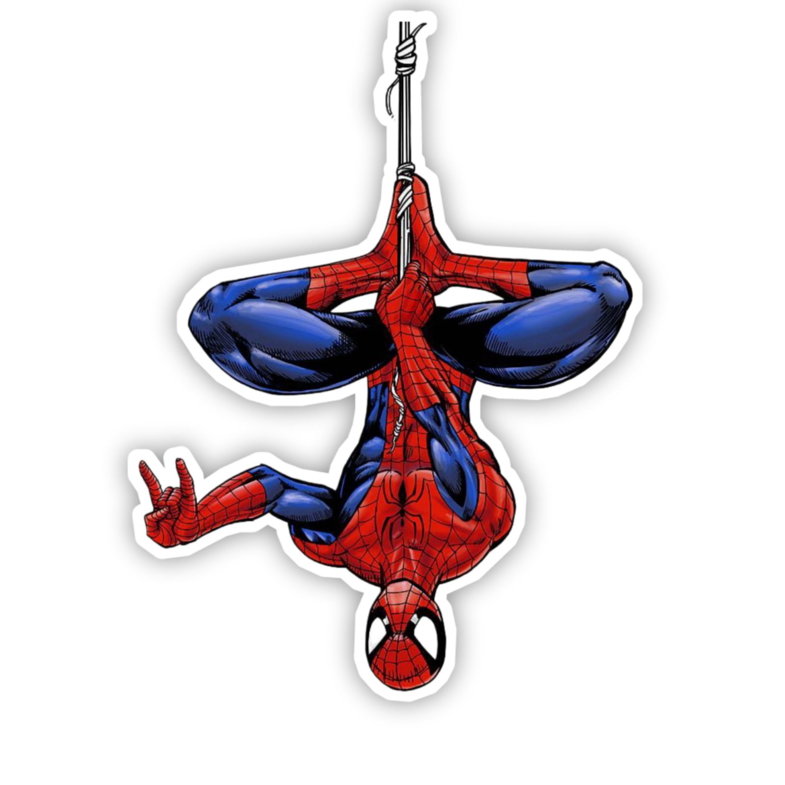Hanging Spidey Spider-Man sticker